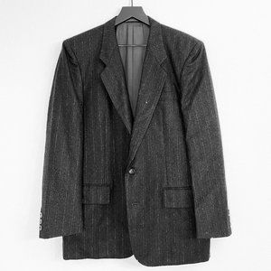 Comme des Garçons Men Striped Wool Blazer (M)
